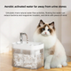 2.5L Gravity Pet Water Fountain | Self-Refilling Cat Dispenser USA
