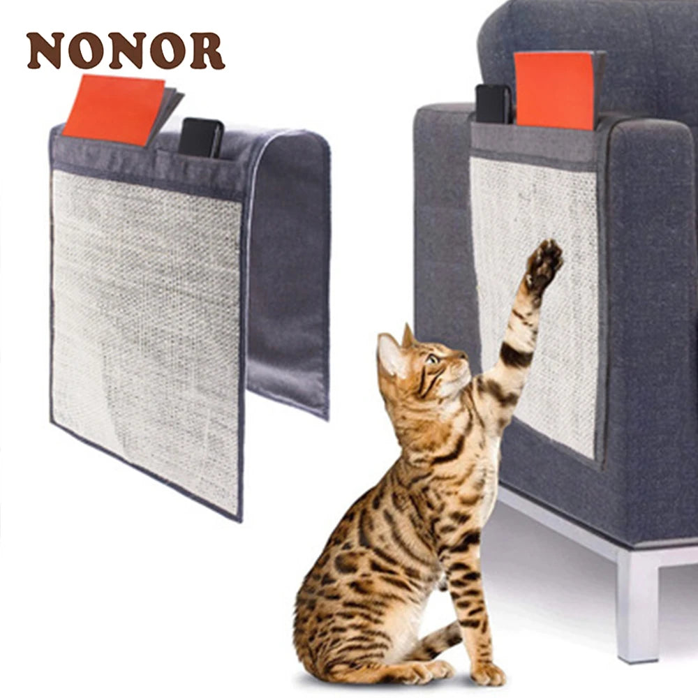 Sisal Cat Scratcher Mat for Sofa - Durable Furniture Protector Pad