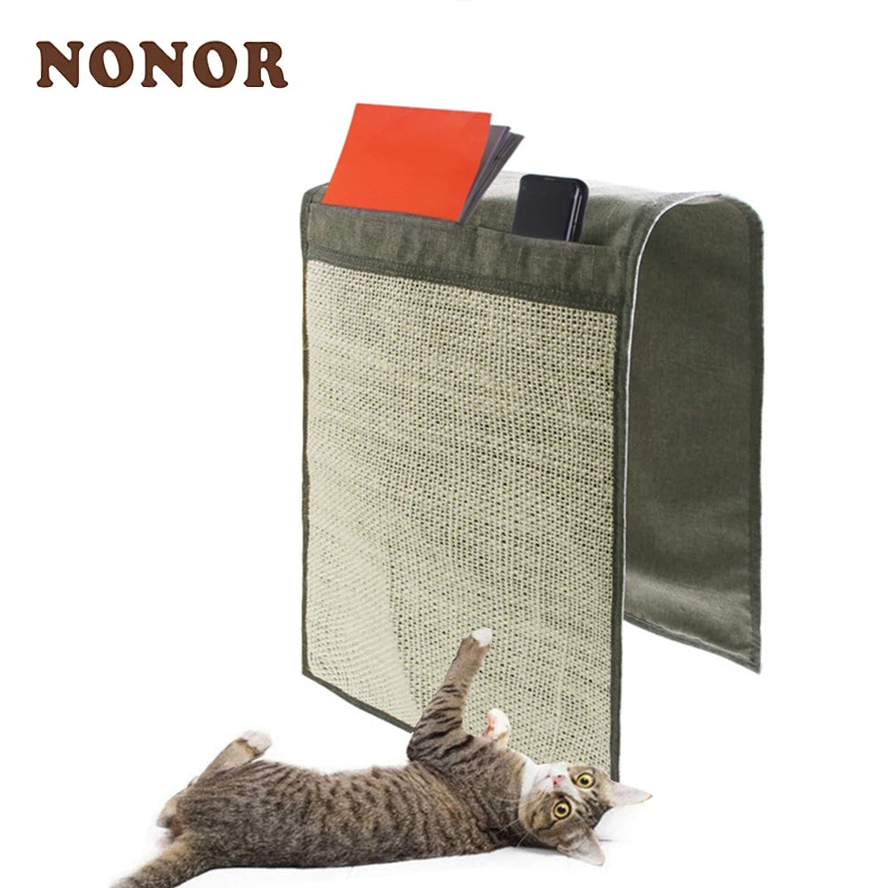 Sisal Cat Scratcher Mat for Sofa - Durable Furniture Protector Pad