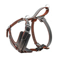 Genuine Leather Dog Harness Training Vest Quick Handle | PawJoyKwT