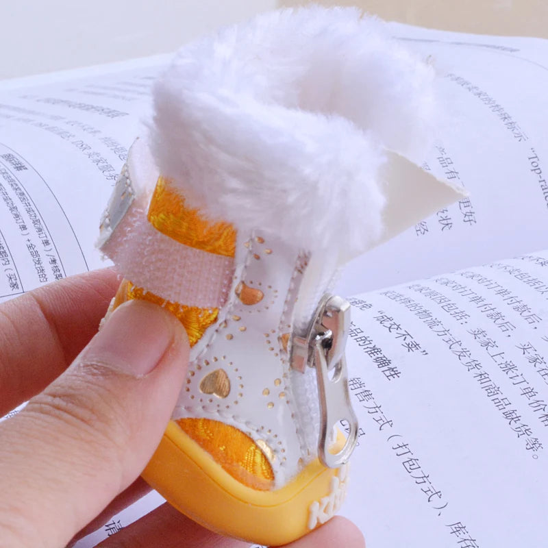 Anti-Skid Snow Boots for Dogs Cats Small Pets 4pcs Set