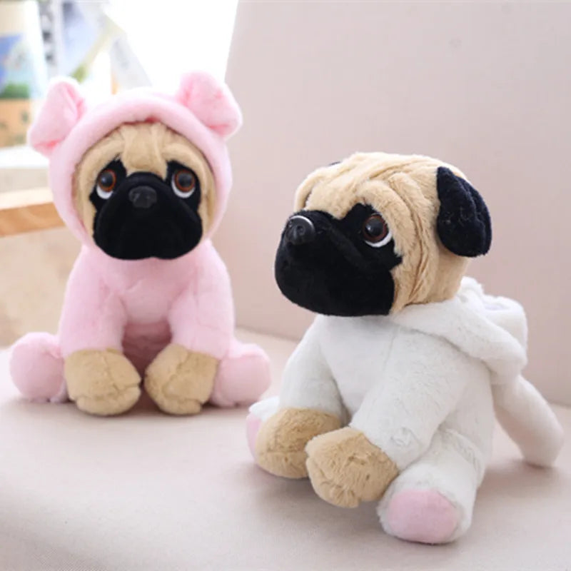 Lifelike Sharpei Pug Plush Toy Stuffed Puppy Kids Gift