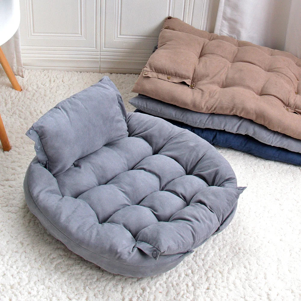3 in 1 Dog Cat Sofa Bed Warm Winter Puppy Nest