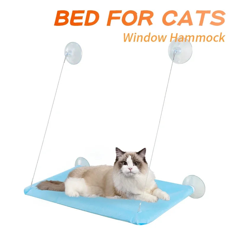 Window Hanging Cat Hammock Bed Comfortable Cozy Indoor Shelf