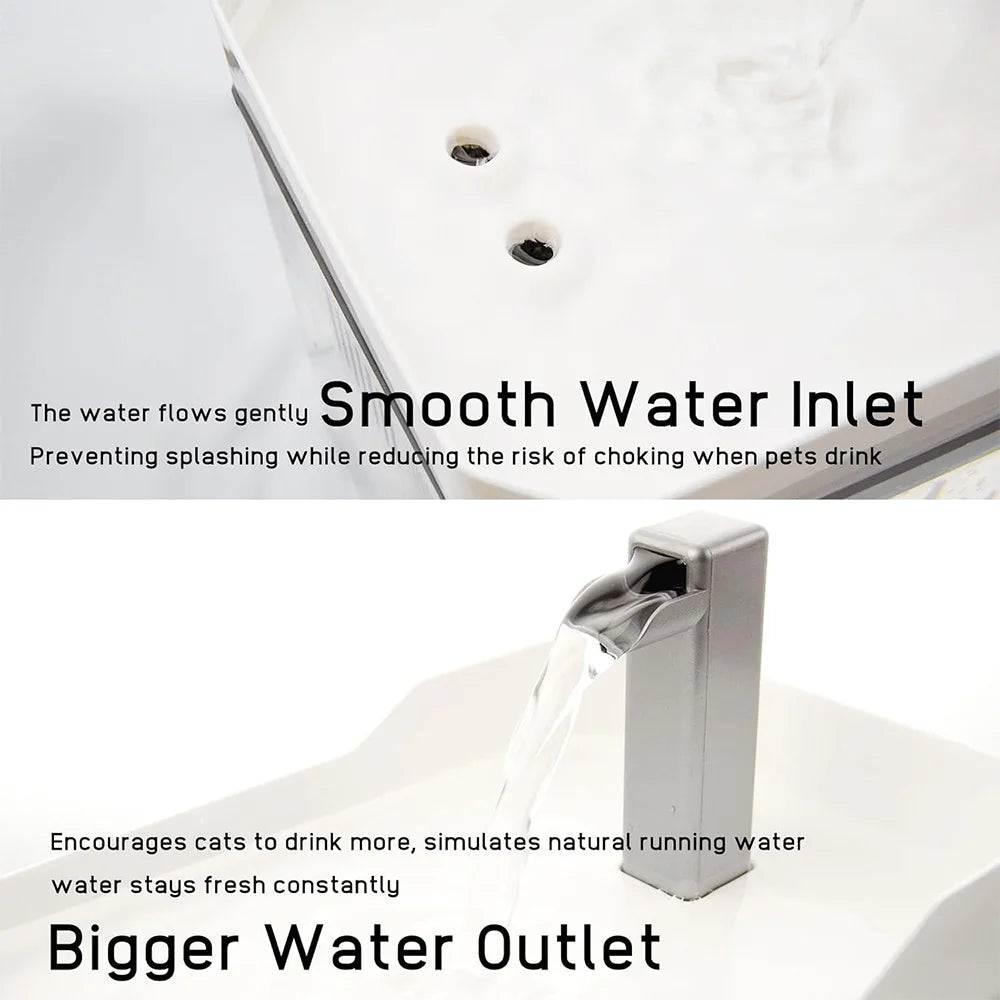 1.5L Cat Water Fountain Auto Filter USB | Live Circulation USA