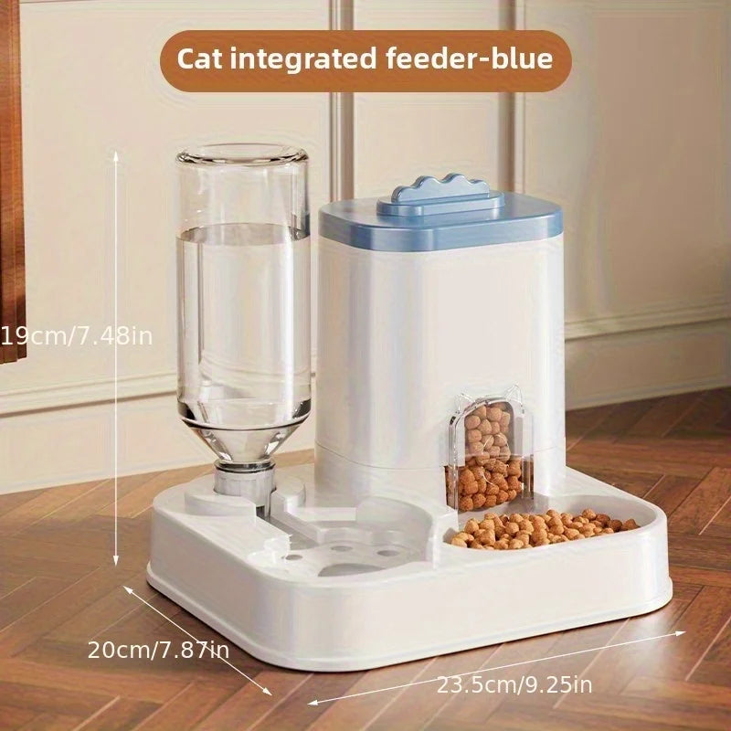 Large Capacity Automatic Pet Feeder Water Dispenser Cats Dogs