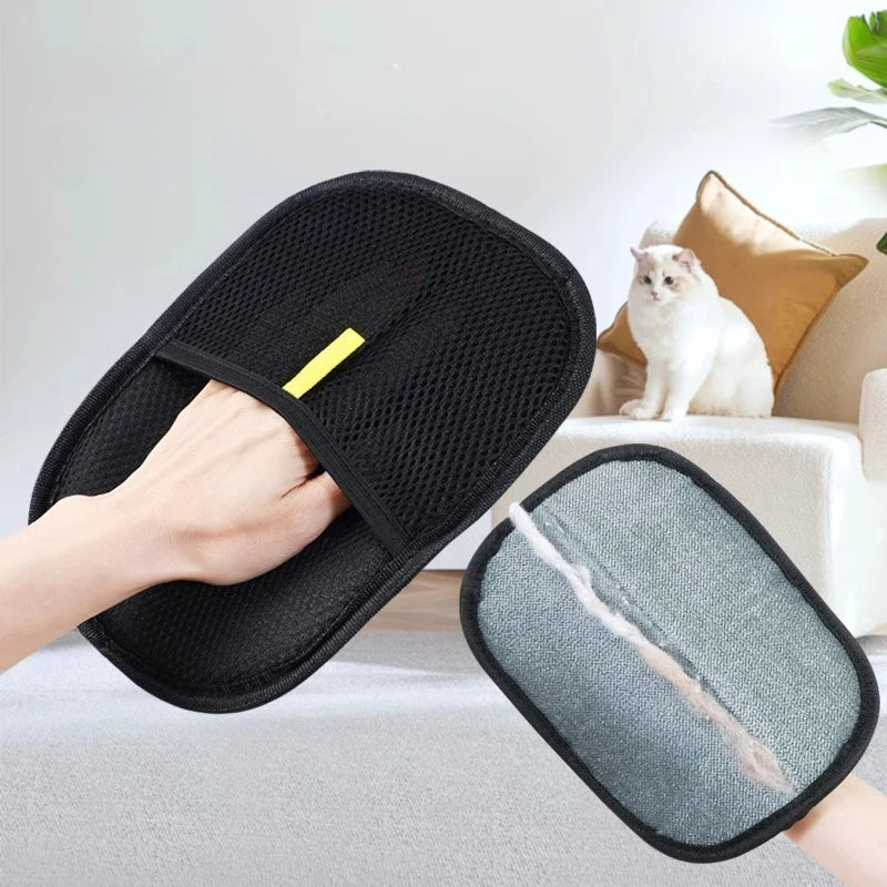 Portable Washable Pet Hair Removal Dehairing Gloves