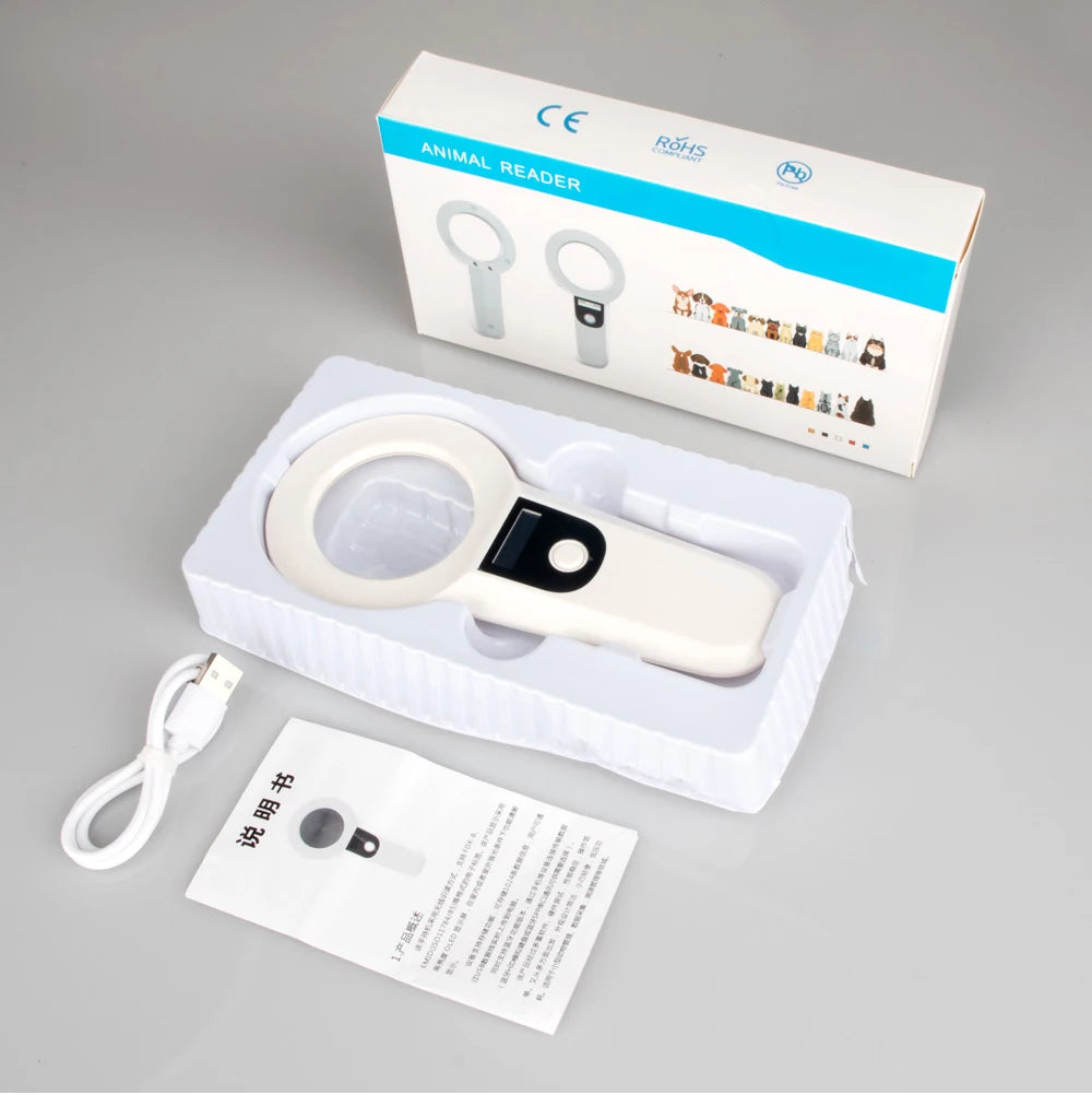 Animal Microchip Reader Scanner for Cats Dogs Sheep Pets