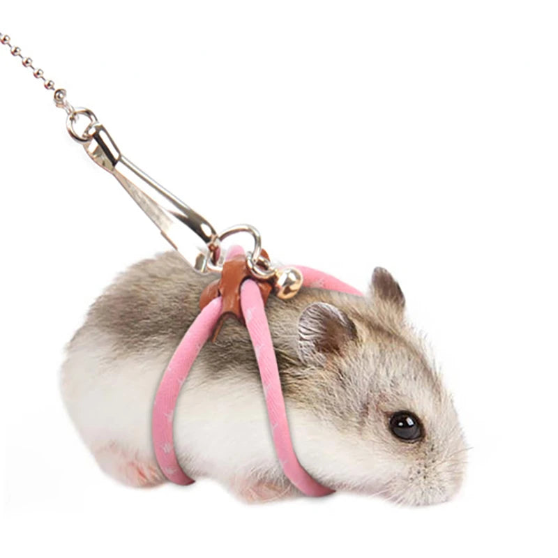 Adjustable Soft Pet Harness Leash for Birds Hamsters Ferrets Pigs