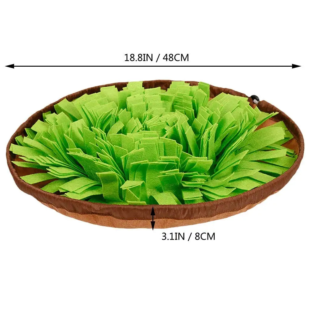 Pet Snuffle Mat for Dogs & Cats — Interactive Foraging Bowl