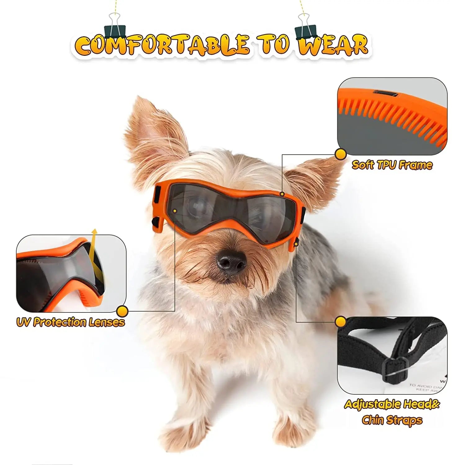UV Protection Sunglasses for Small & Medium Dogs