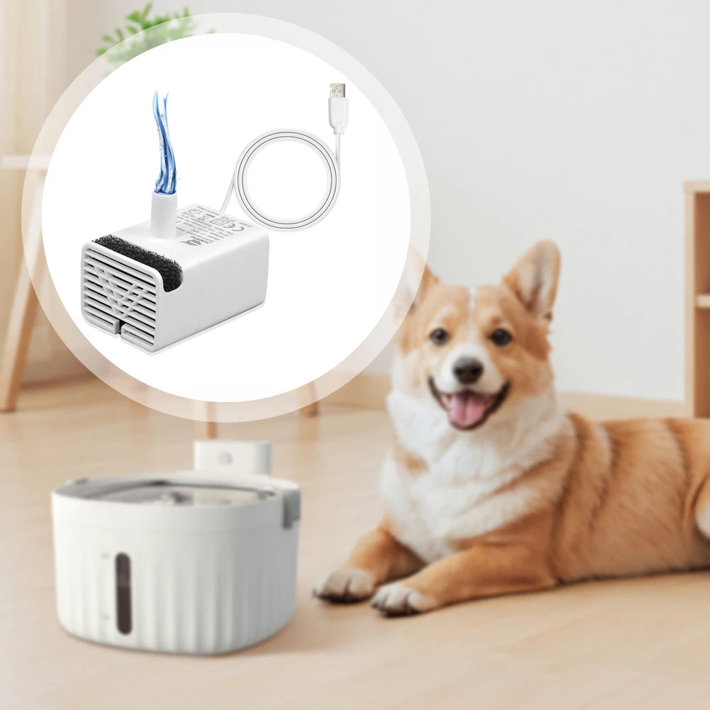 Cat Fountain Pump Replacement Submersible Motor Quiet Dispenser