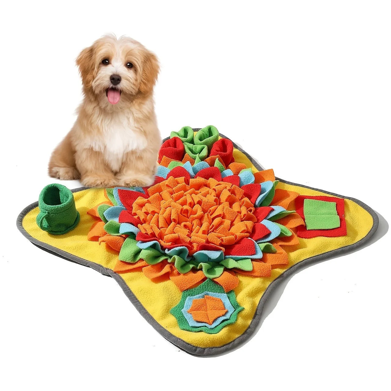 Interactive Snuffle Mat Foraging Puzzle Feeder for Dogs