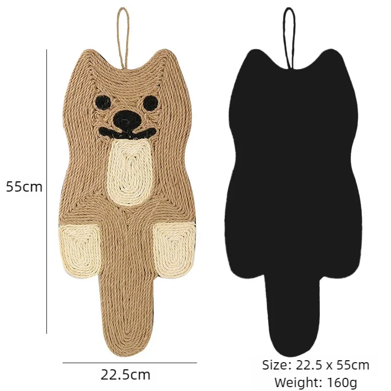 Cat Scratcher Board Claw Sharpener Mat - Grinding Nail Pad and Bed