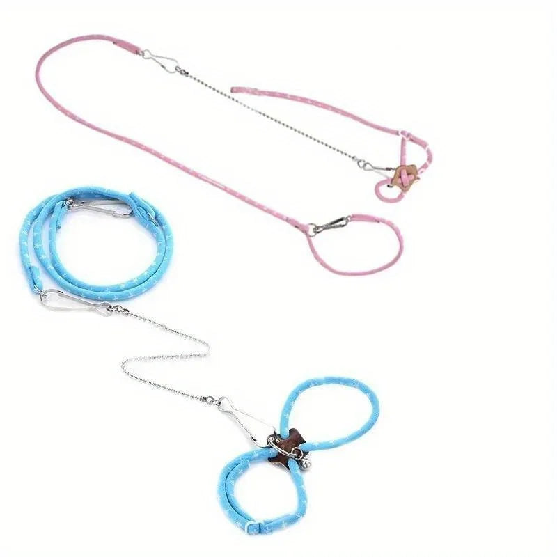 Adjustable Soft Strap Leash for Birds Hamsters Ferrets Small Pets