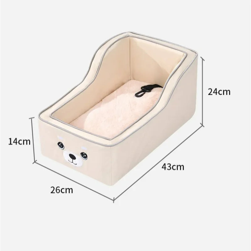 Small Dog Car Seat Travel Carrier Bed