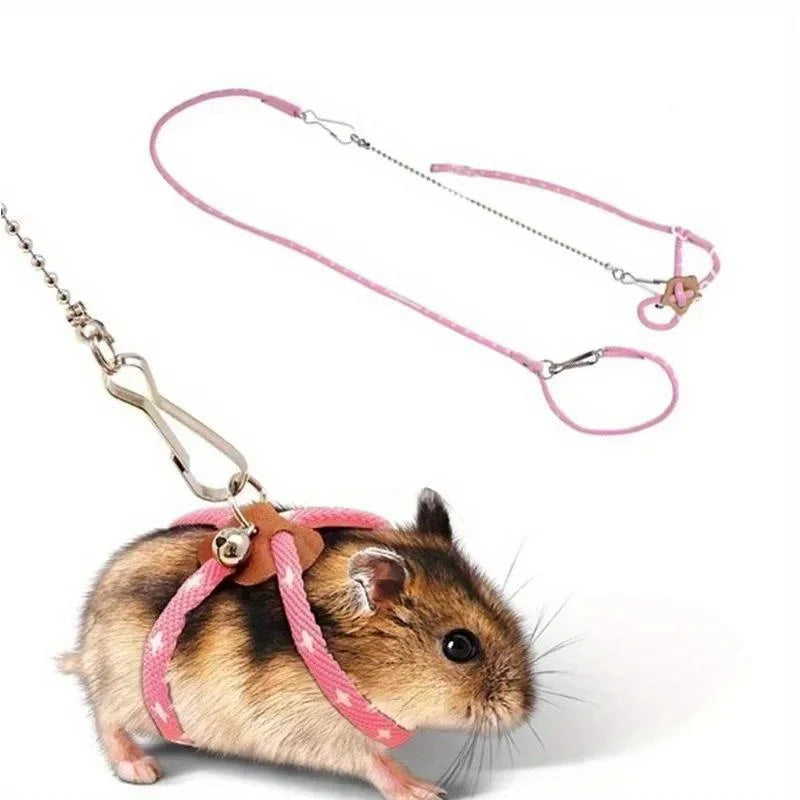 Adjustable Soft Strap Leash for Birds Hamsters Ferrets Small Pets