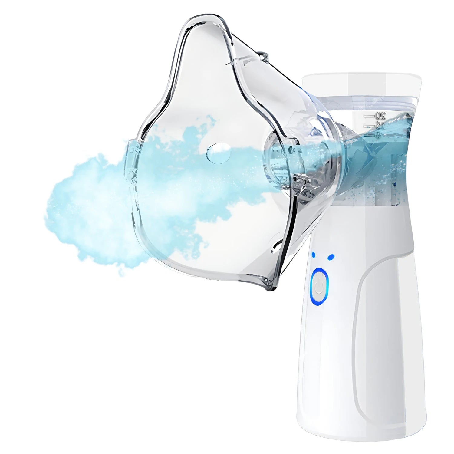 Handheld Pet Nebulizer Inhaler for Dogs Cats Respiratory Relief