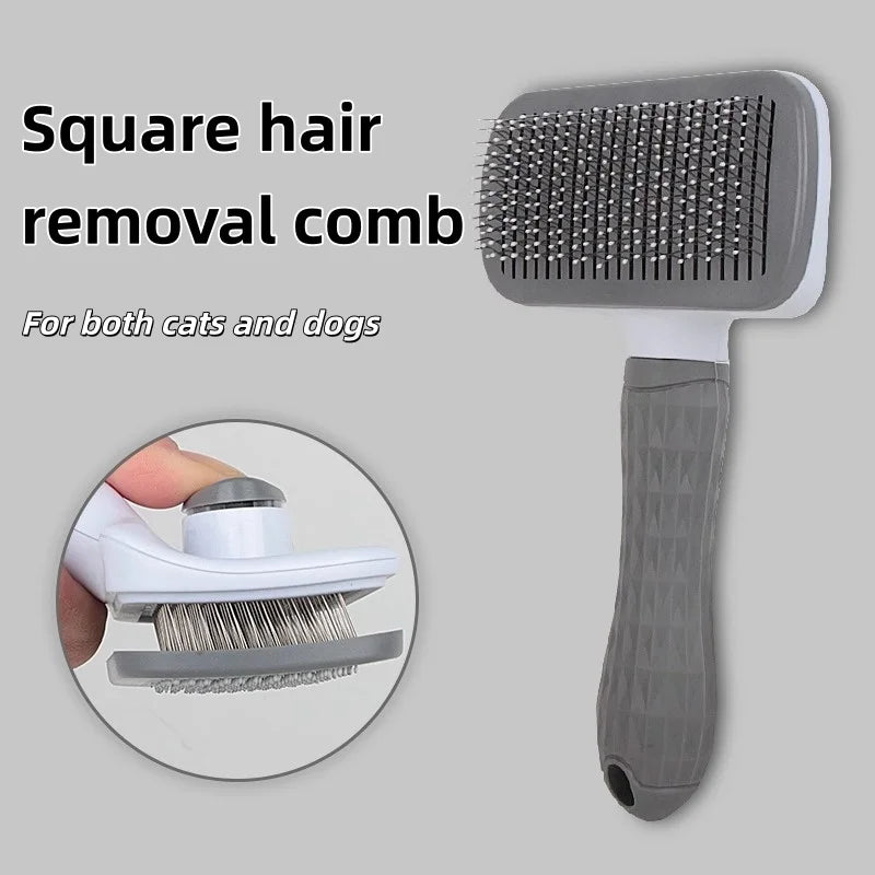 Self-Cleaning Pet Hair Remover Dematting Comb for Pets