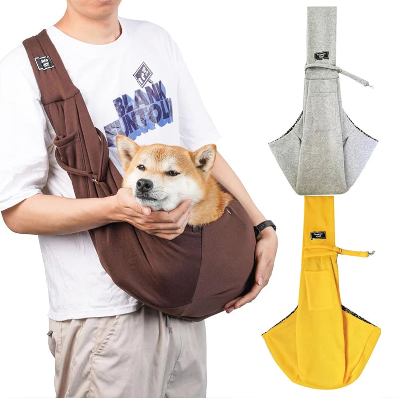 Outdoor Travel Shoulder Sling Bag for Pets