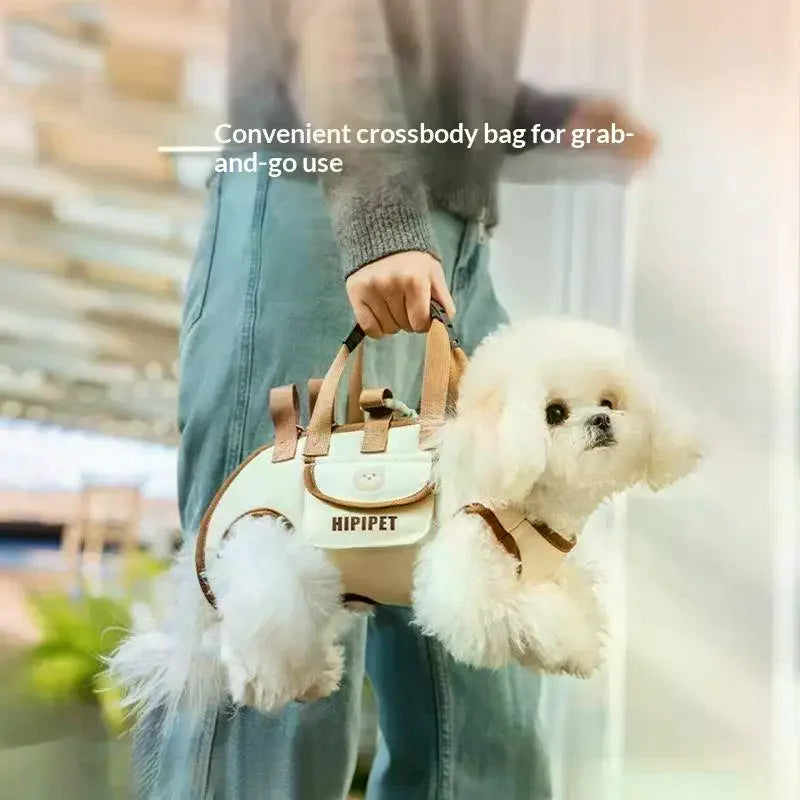 Harness Clip Shoulder Handheld Pet Carrier Bag