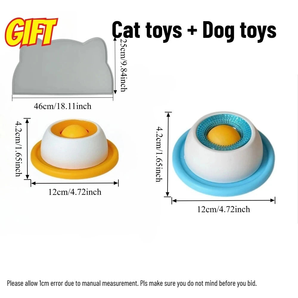 Pet Lick Mat Slow Feeder Snack Bowl for Dogs and Cats