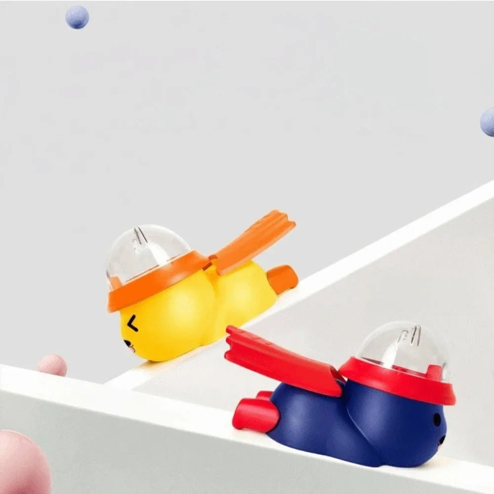 Colorful Rotating Cartoon Dog Puzzle Slow Feeder Interactive Bowl