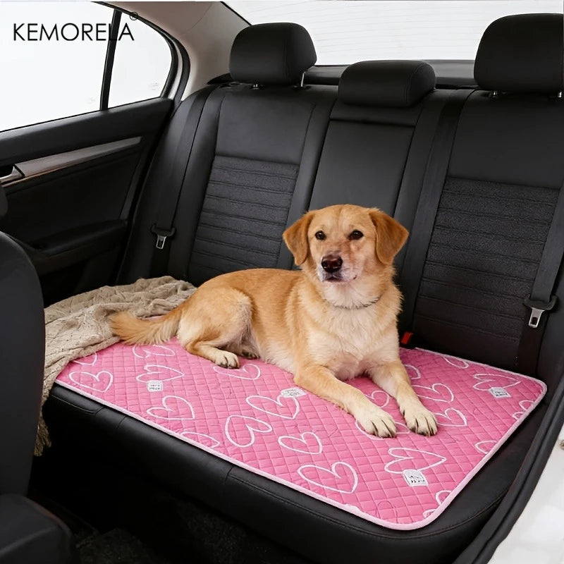 Washable Reusable Dog Training Mat for Cars Homes