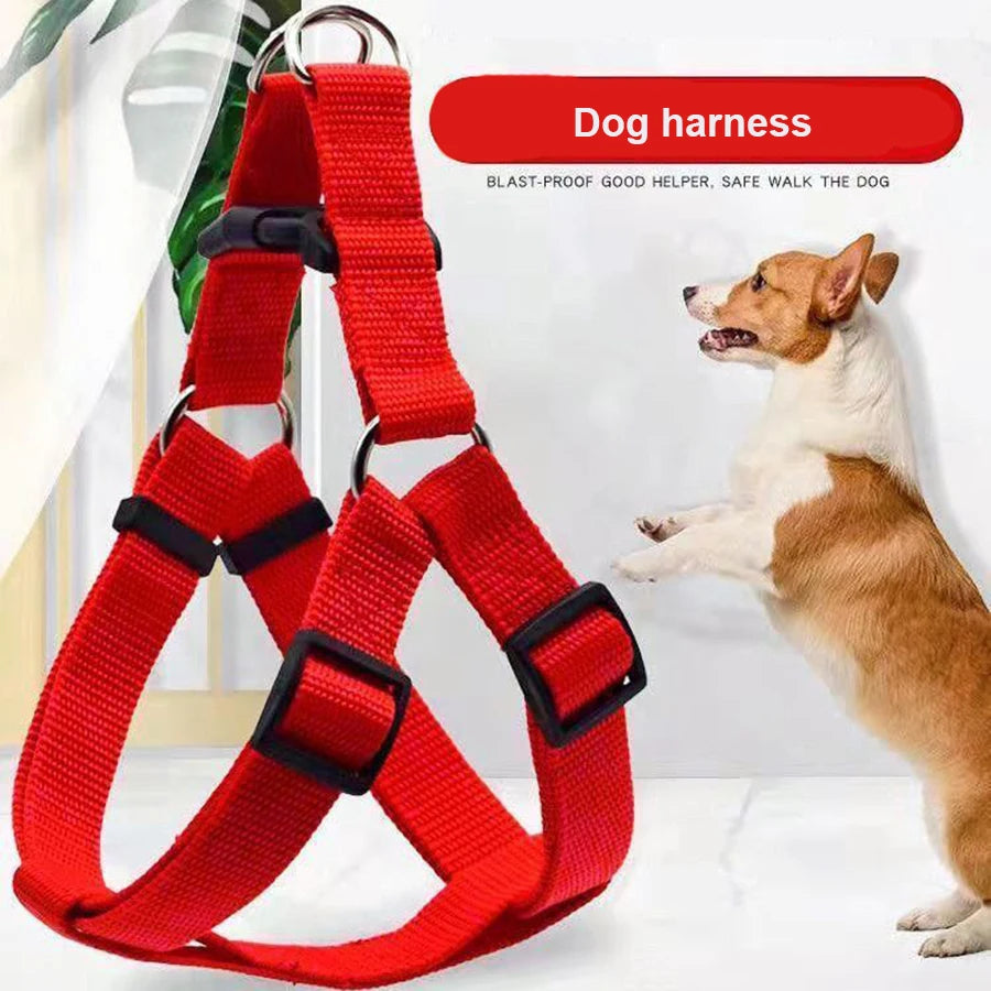 Adjustable Triangular Breathable Nylon Dog Harness Vest | PawJoyKwT