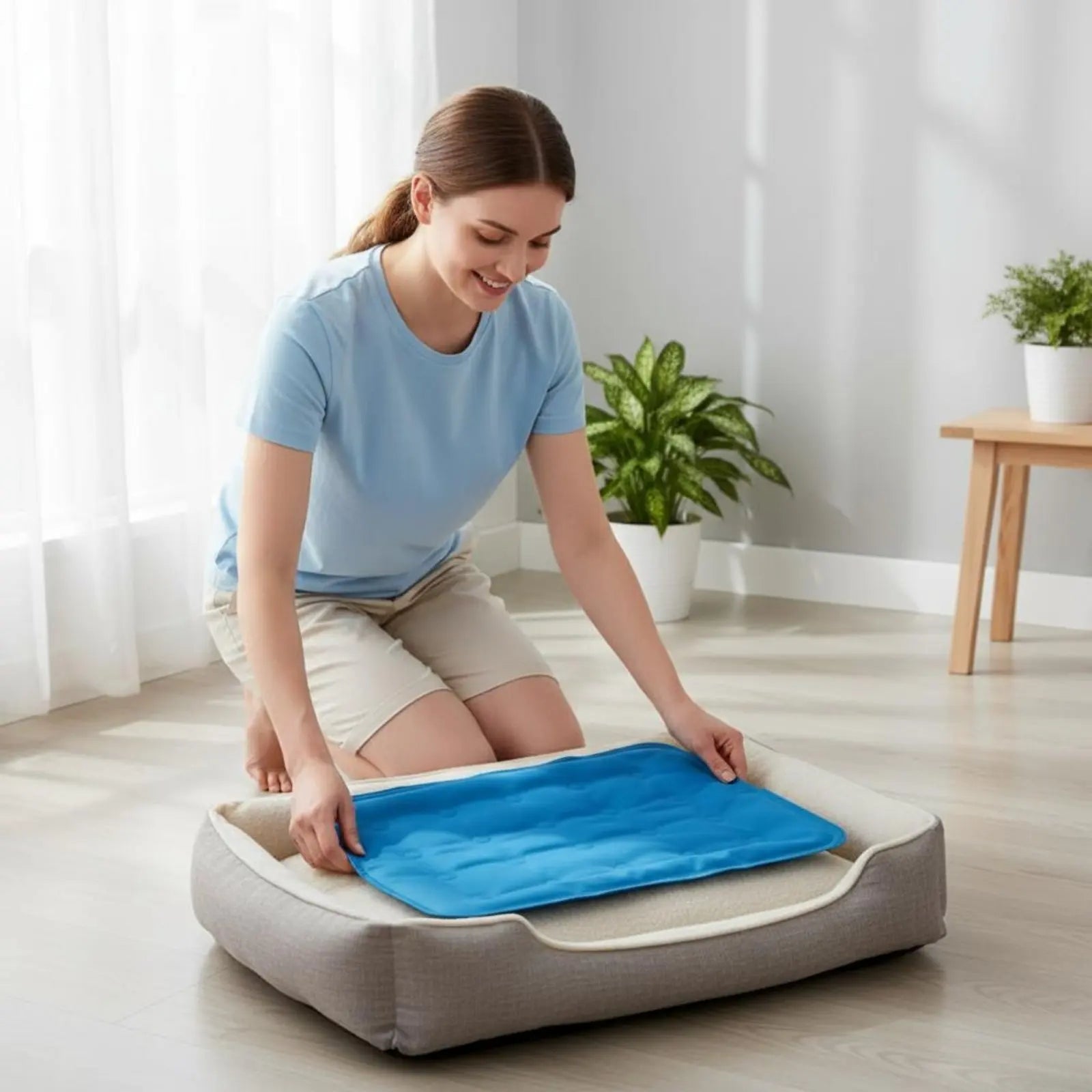 Gel Cooling Mat for Pets Breathable Waterproof Dog Cat Pad
