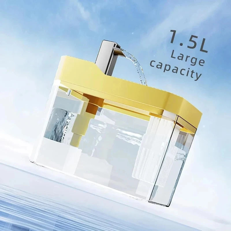 USB Auto Cat Water Fountain with Filter Quiet
