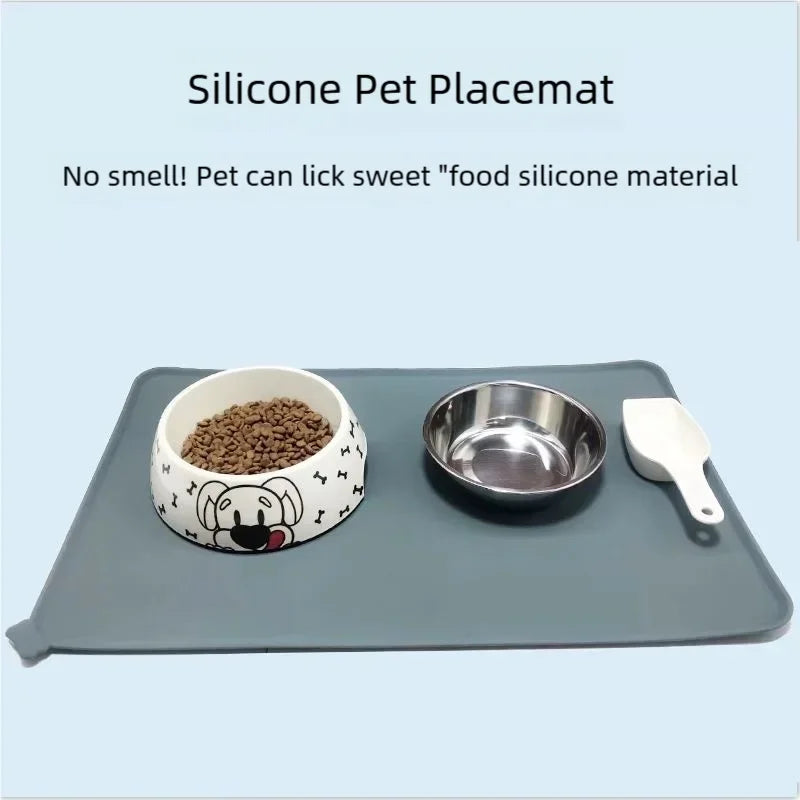 Waterproof Non-Slip Silicone Pet Feeding Mat for Dogs