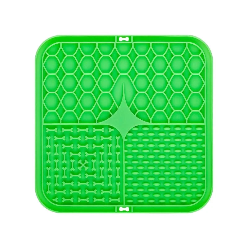 Silicone Sucker Lick Mat Bath Distraction Slow Feeder Dogs