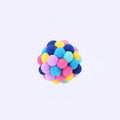 Colorful Plush Bell Ball Toy for Cats and Dogs Play