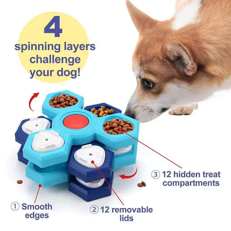 Non-Slip Slow Feeder Bowl Cats Dogs