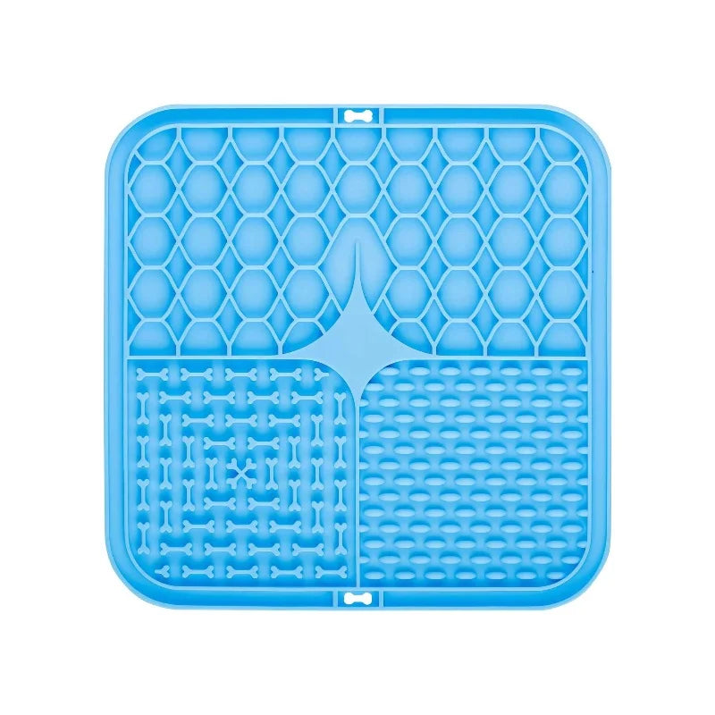 Silicone Sucker Lick Mat Bath Distraction Slow Feeder Dogs