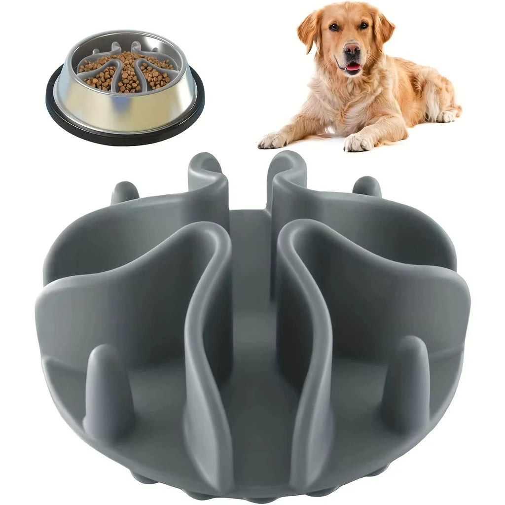Silicone Slow Feeder Puzzle Bowl Insert