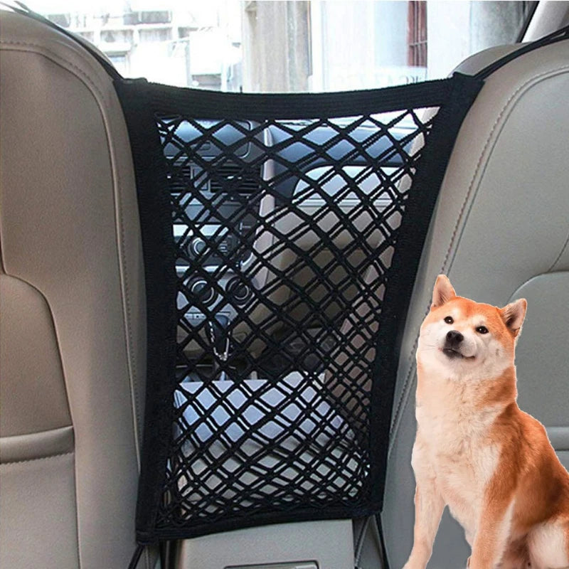 Pet Car Isolation Net for Dogs Anti-Fall Travel Safety
