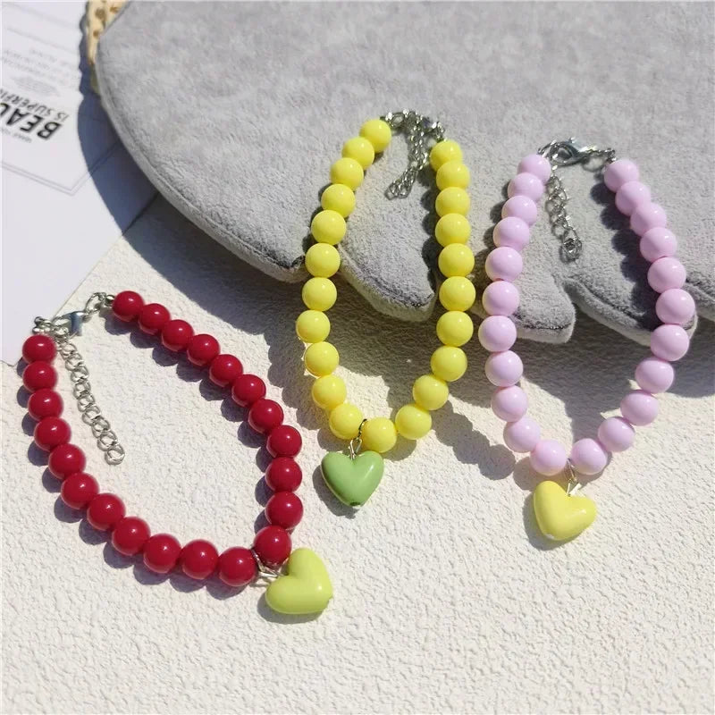 Cute Pearl Cat Collar Dog Princess Necklace Jewelry Wedding