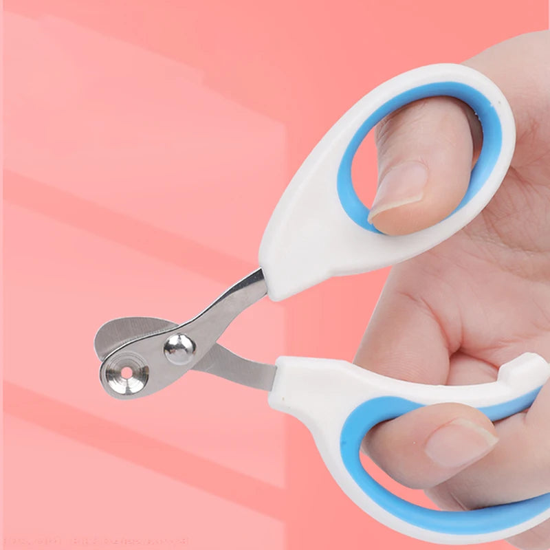 Circular Hole Cat Nail Scissors Professional Pet Dog Claw Trimmer