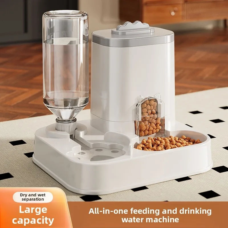 Large Capacity Automatic Pet Feeder Water Dispenser Cats Dogs