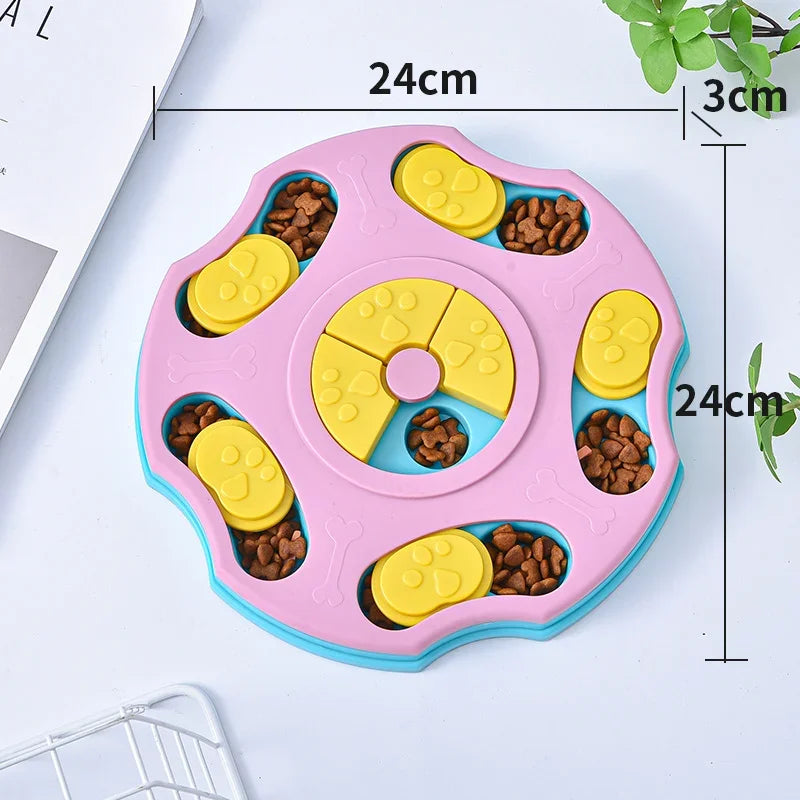 Dog Puzzle IQ Slow Feeder Interactive Toy