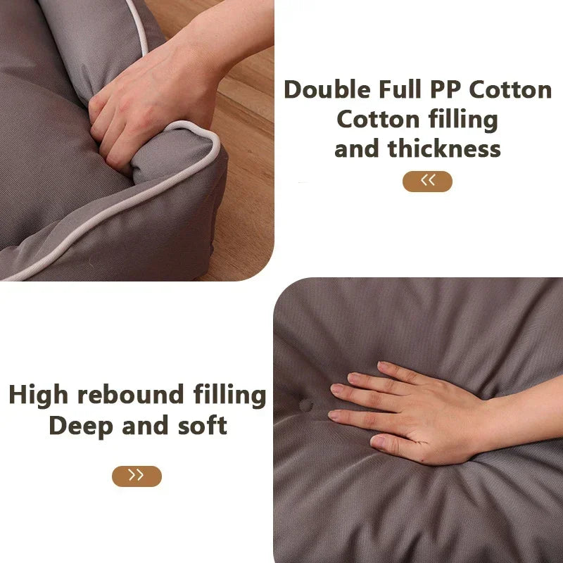 Waterproof Oxford Dog Bed with PP Cotton Filling