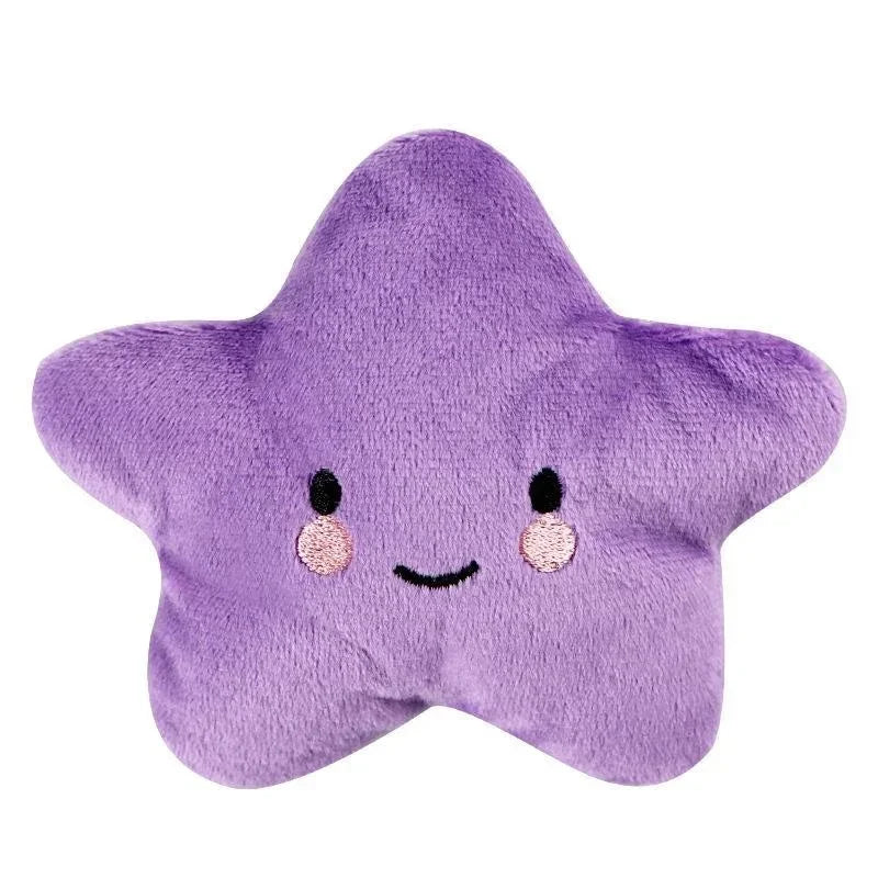 Cute Squeaky Plush Pentagram Toy for Dogs and Cats