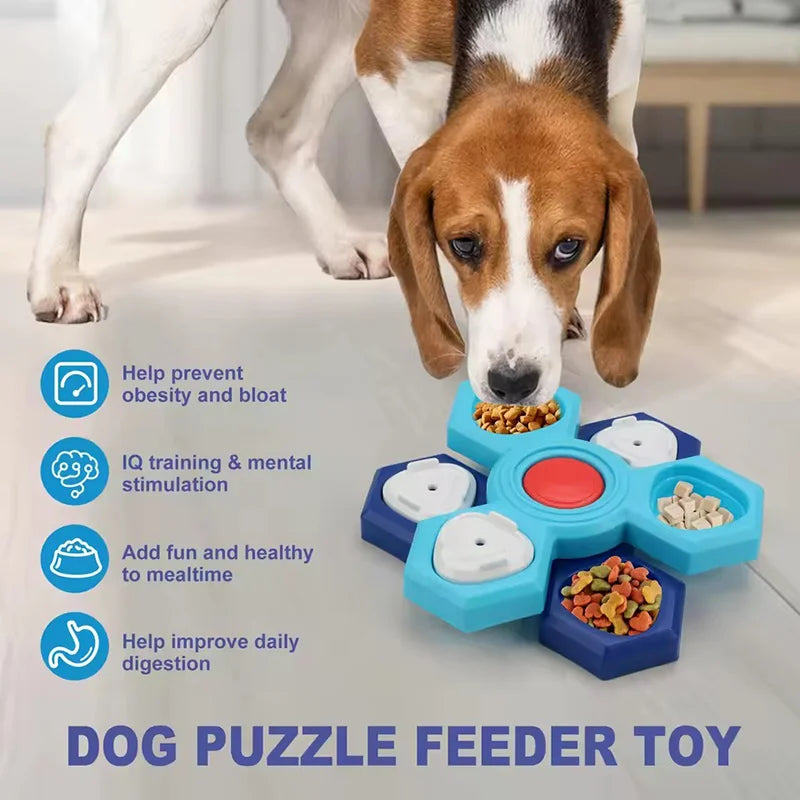 Non-Slip Slow Feeder Bowl Cats Dogs