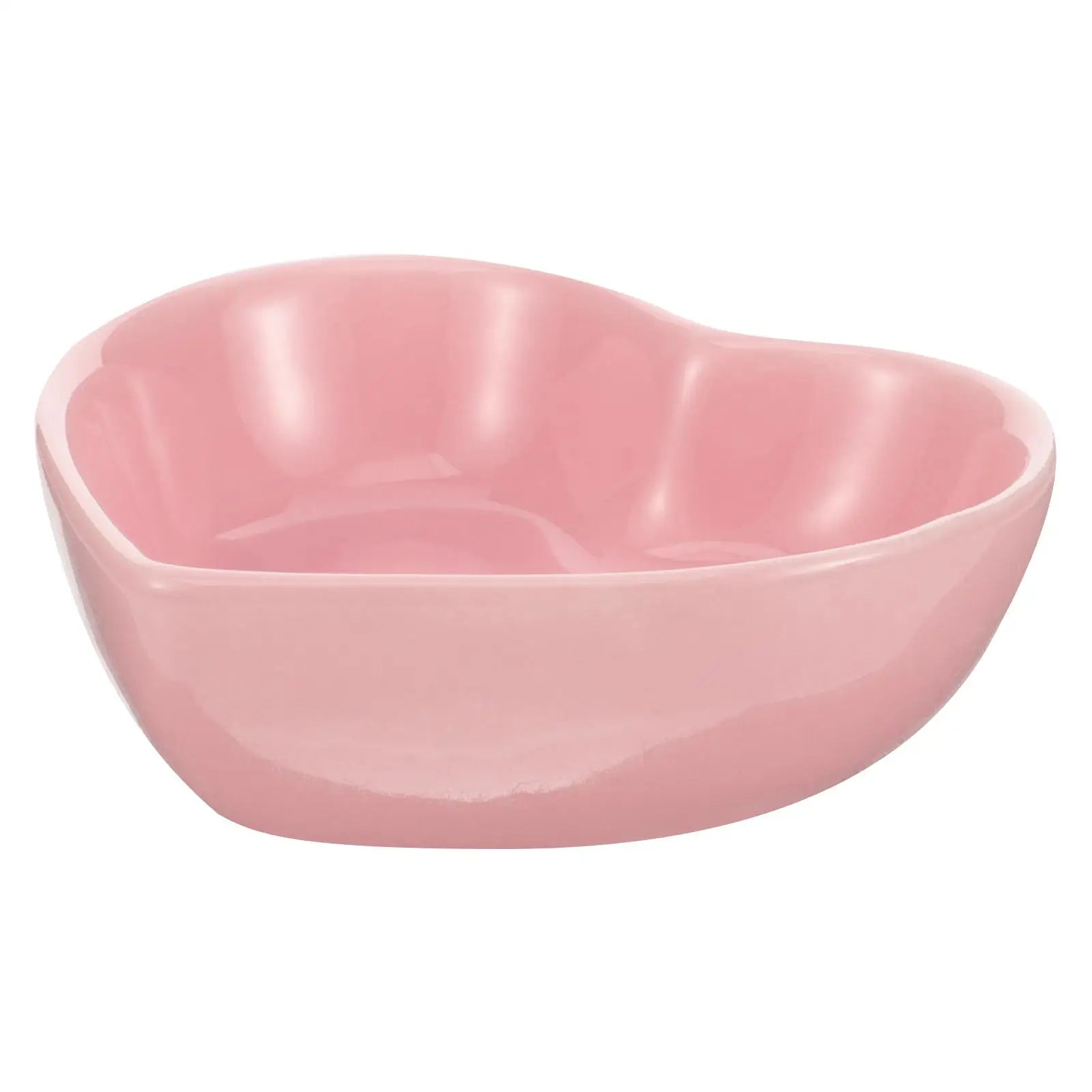 Heart Shape Ceramic Pet Bowl for Hamsters Guinea Pigs Squirrels