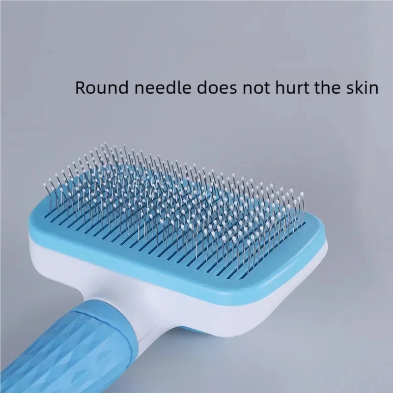 Self-Cleaning Pet Hair Remover Dematting Comb for Pets