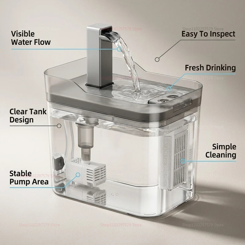 USB Cat Water Fountain Auto Filter Quiet Live Circulation Dispenser