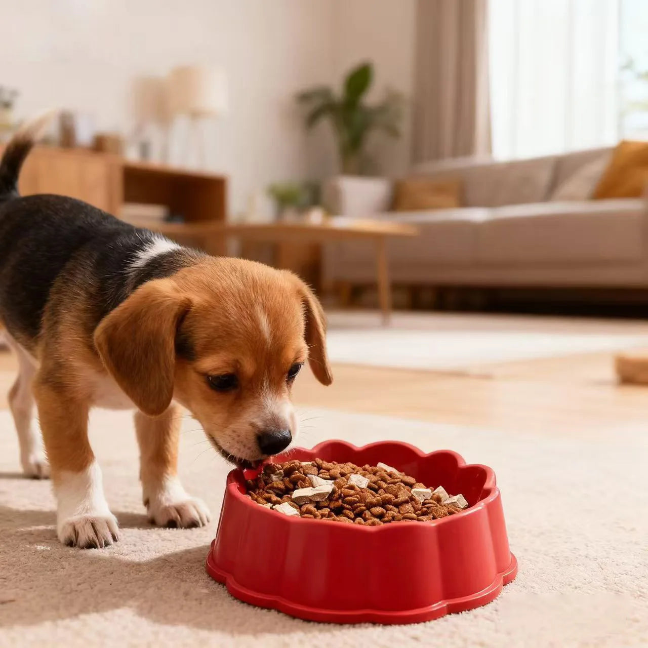 Durable Non-Slip Dog Bowl Food Water Feeder for Puppies