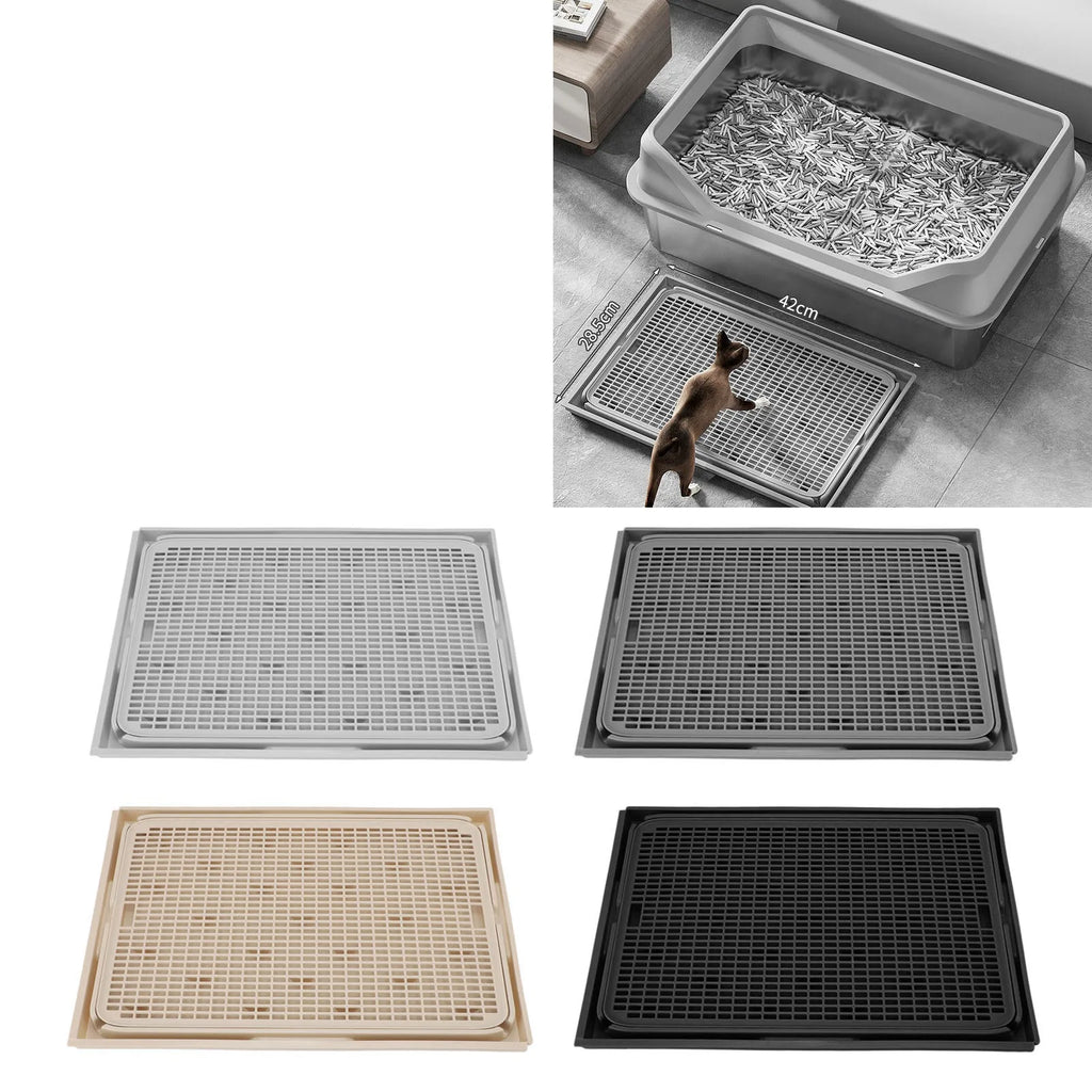 Kitty Litter Mat Spacious Double Layer Washable Anti-Slip